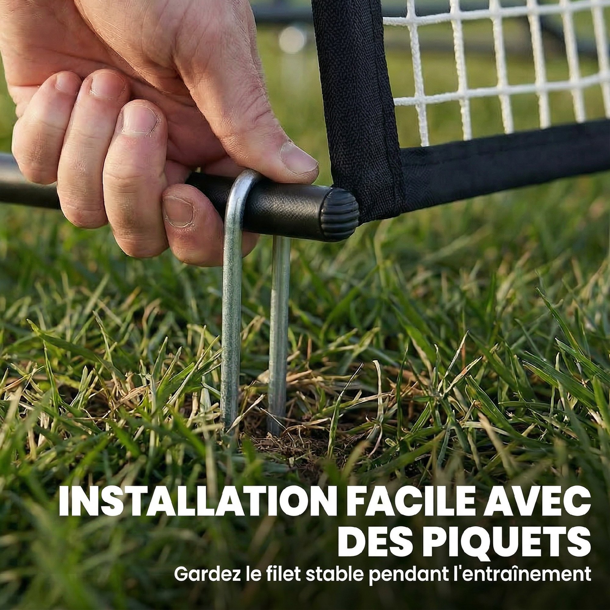 Filet de Rebond Football 2-en-1 Pliable – 200 cm – vue 6