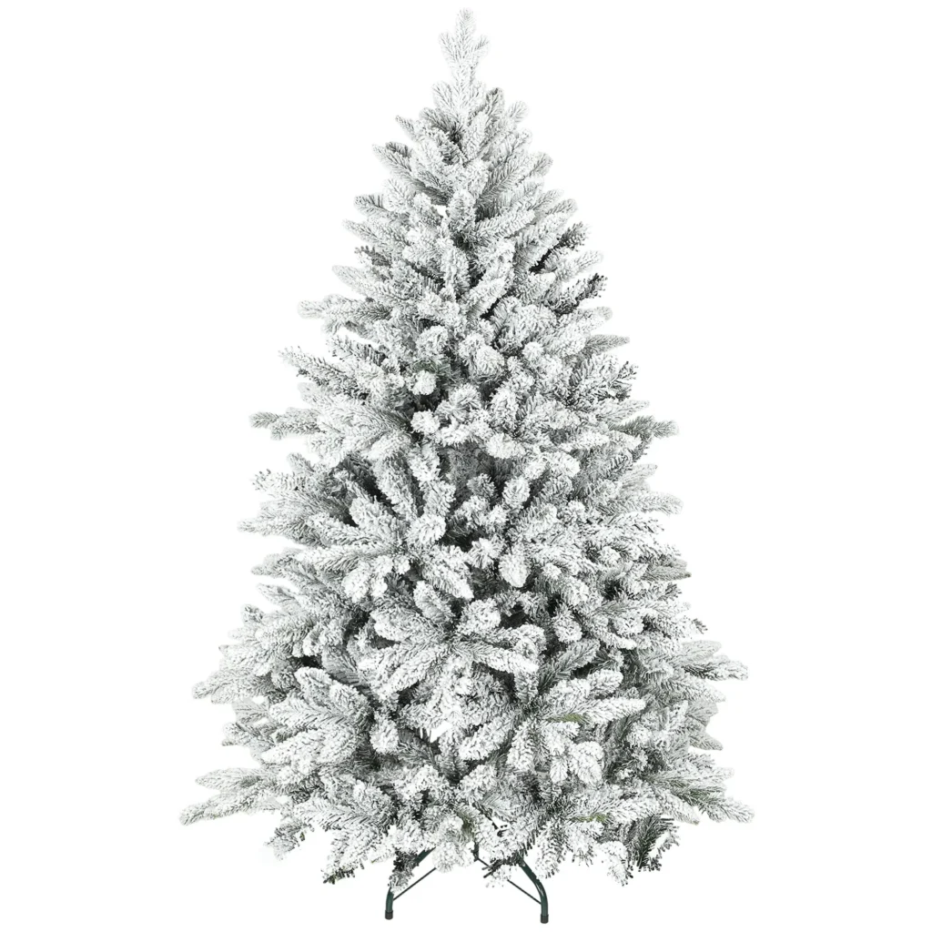 Sapin de Noël artificiel enneigé 150 cm – 768 branches – HOMCOM