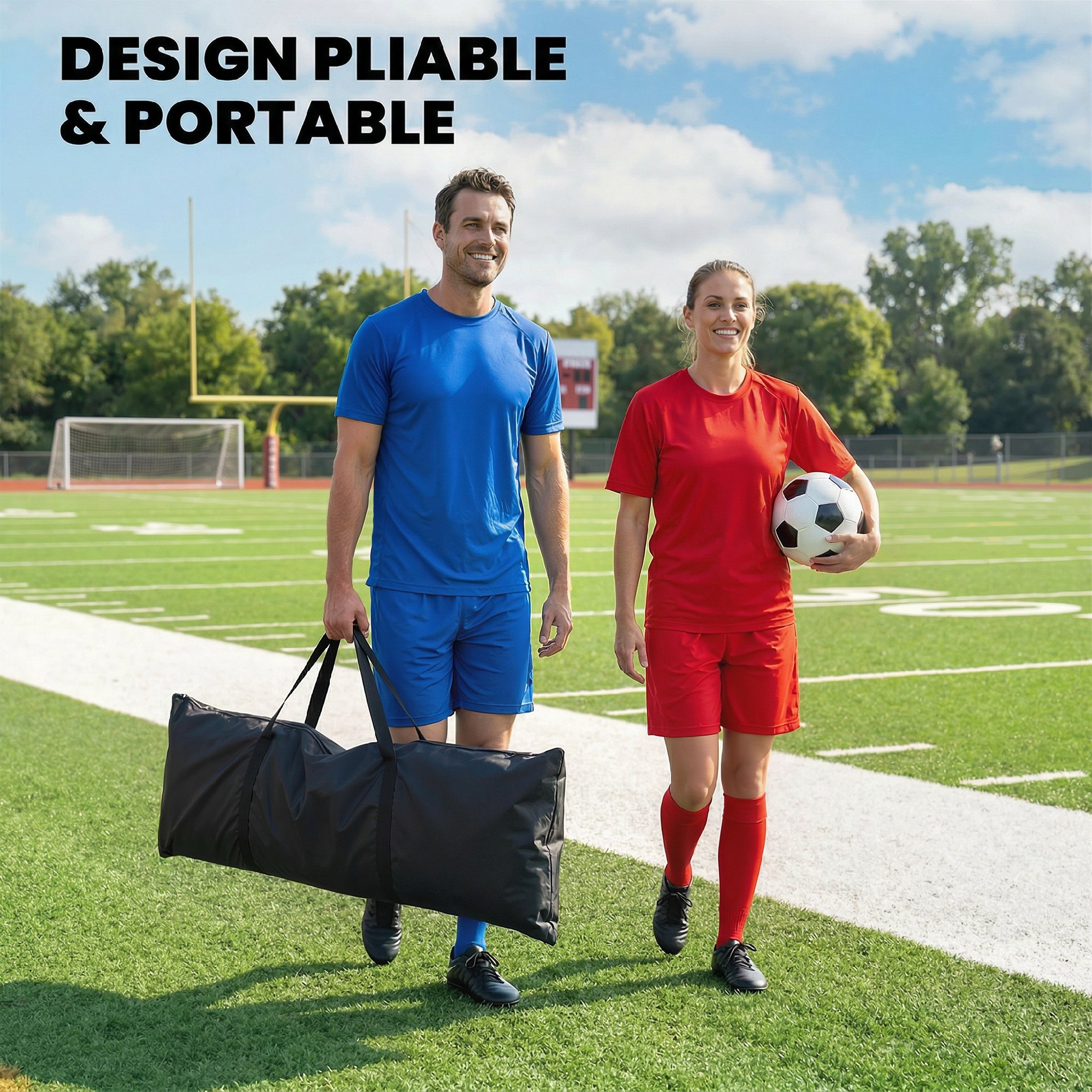 Filet de Rebond Football 2-en-1 Pliable – 200 cm – vue 7