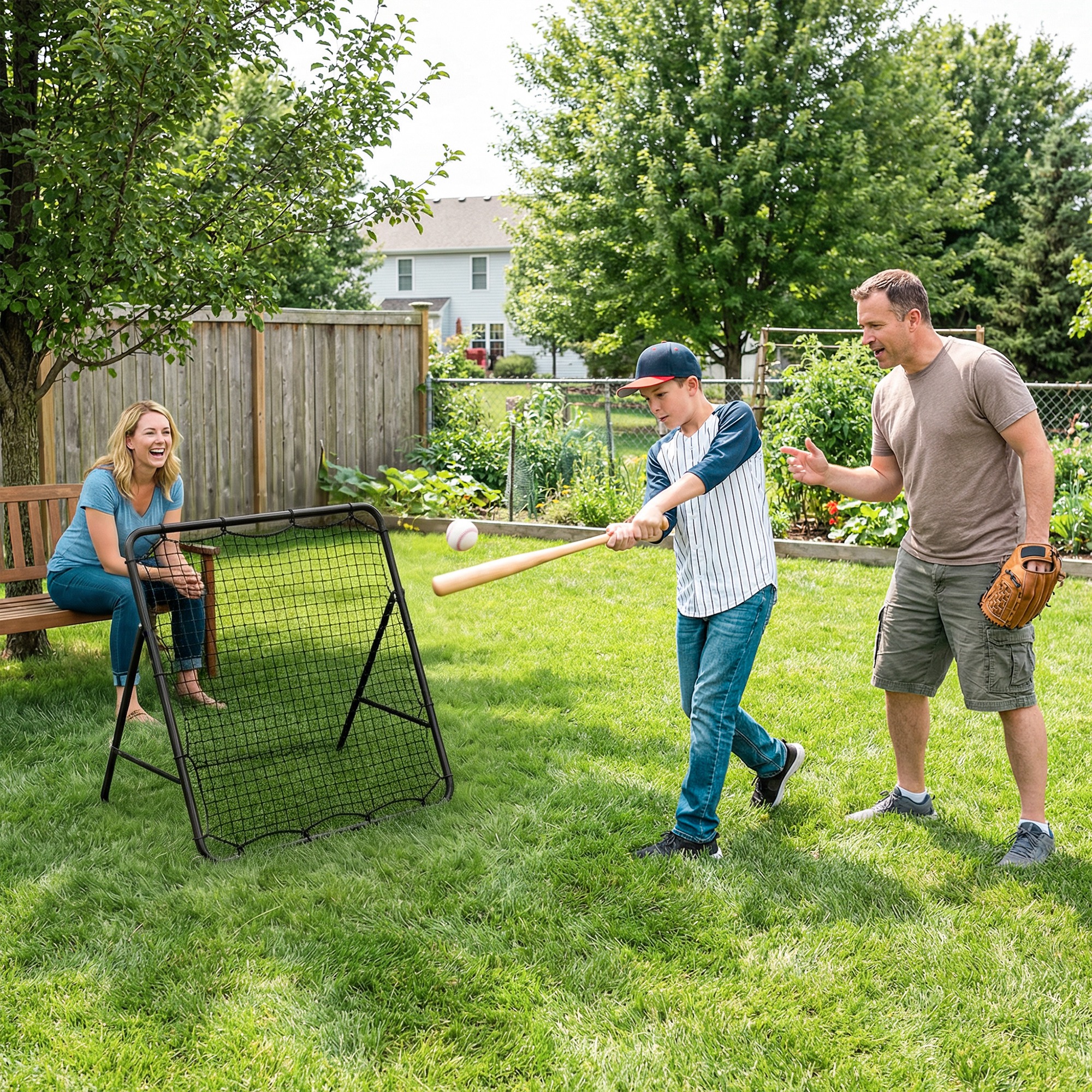 Filet de rebond football pliable 5 angles – 120 cm – vue 8