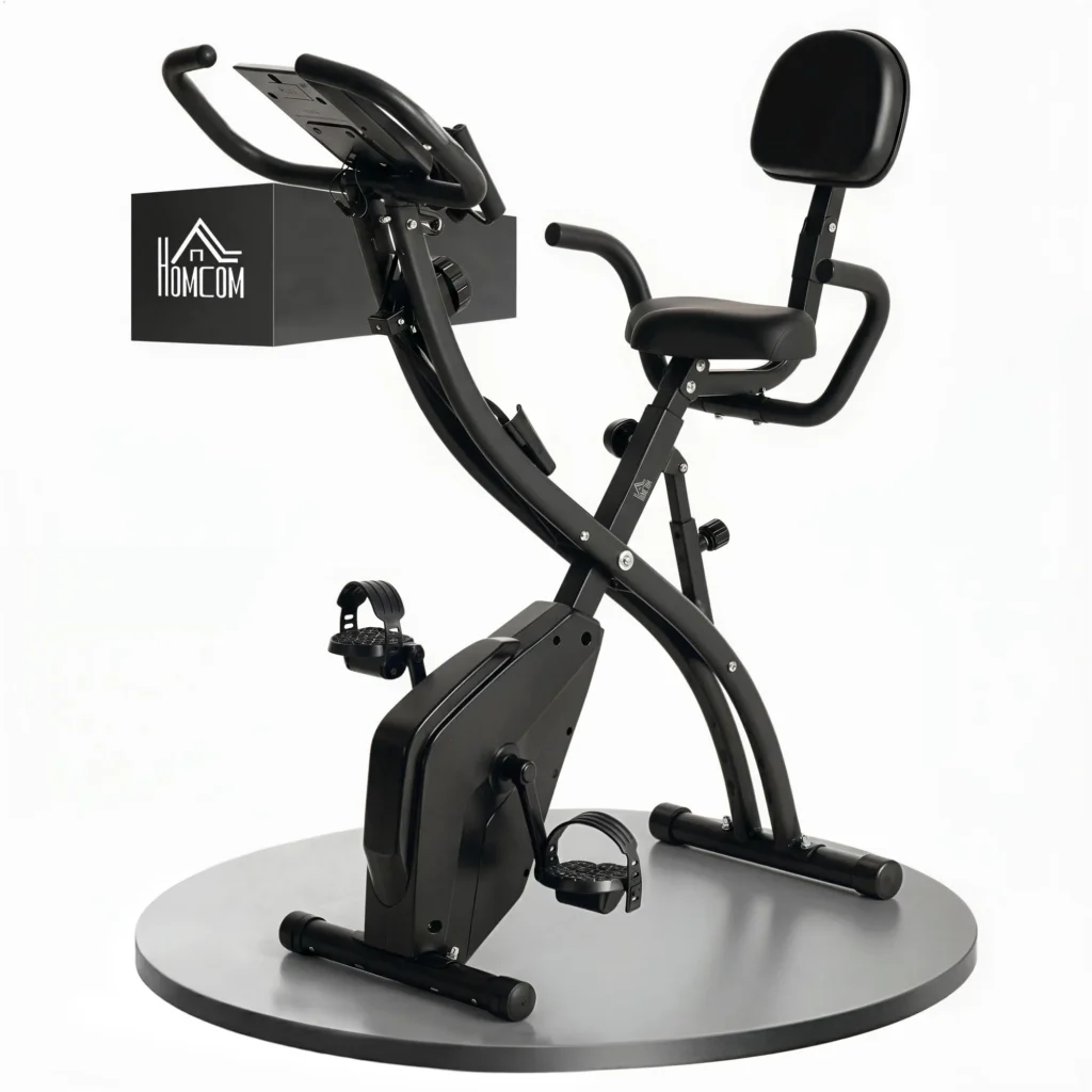 Vélo d’Appartement Pliable 4-en-1 Magnétique – 8 Niveaux