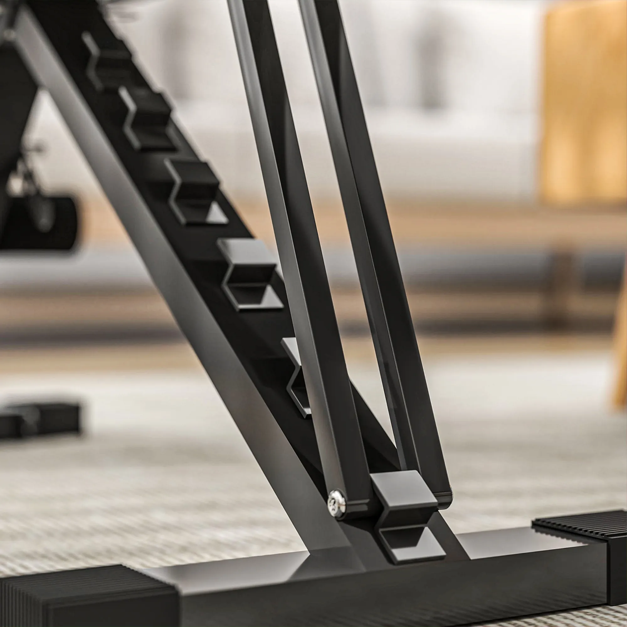 Banc de Musculation Pliable & Réglable 6 Positions – Charge 250 kg – Noir – Bild 9