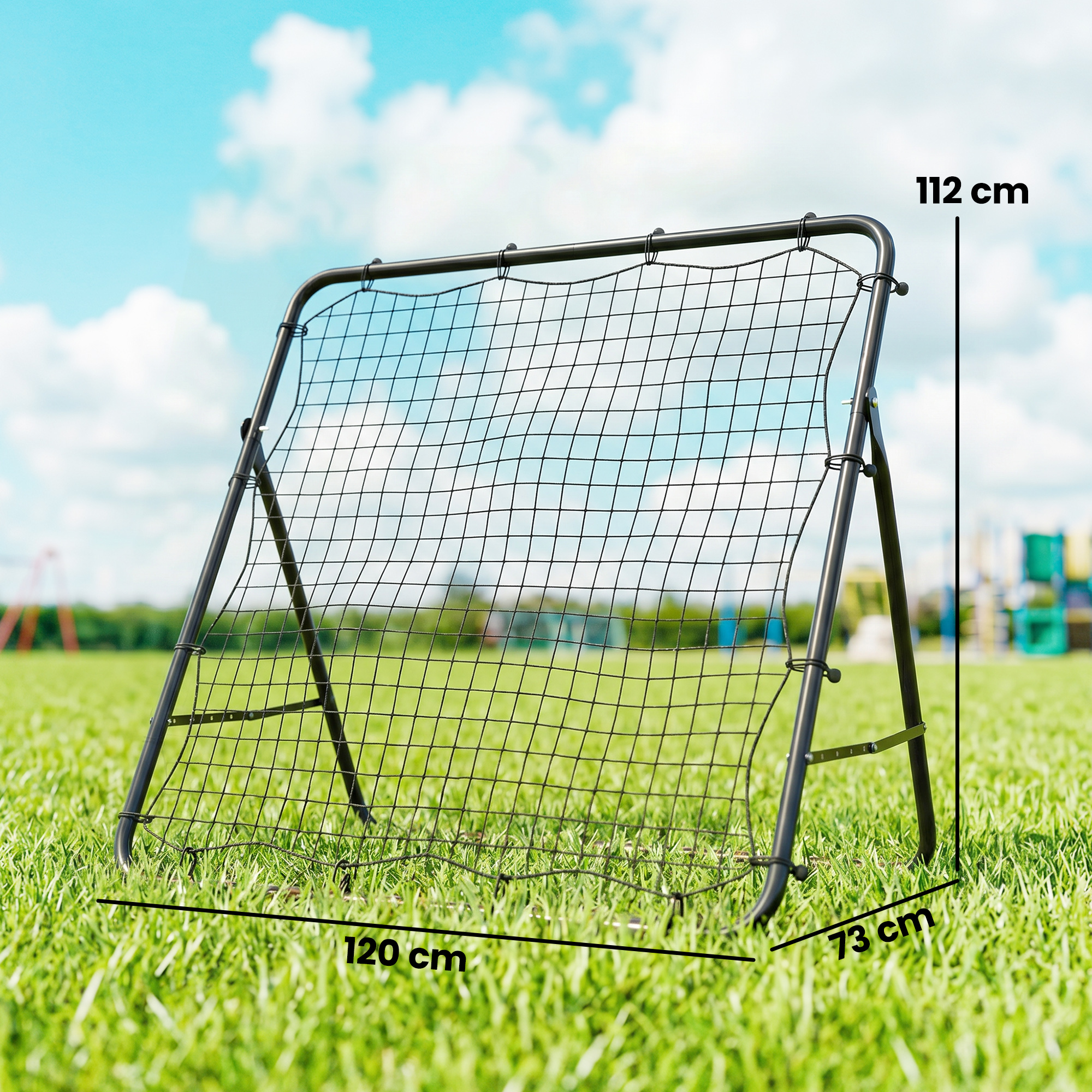 Filet de rebond football pliable 5 angles – 120 cm – autre vue