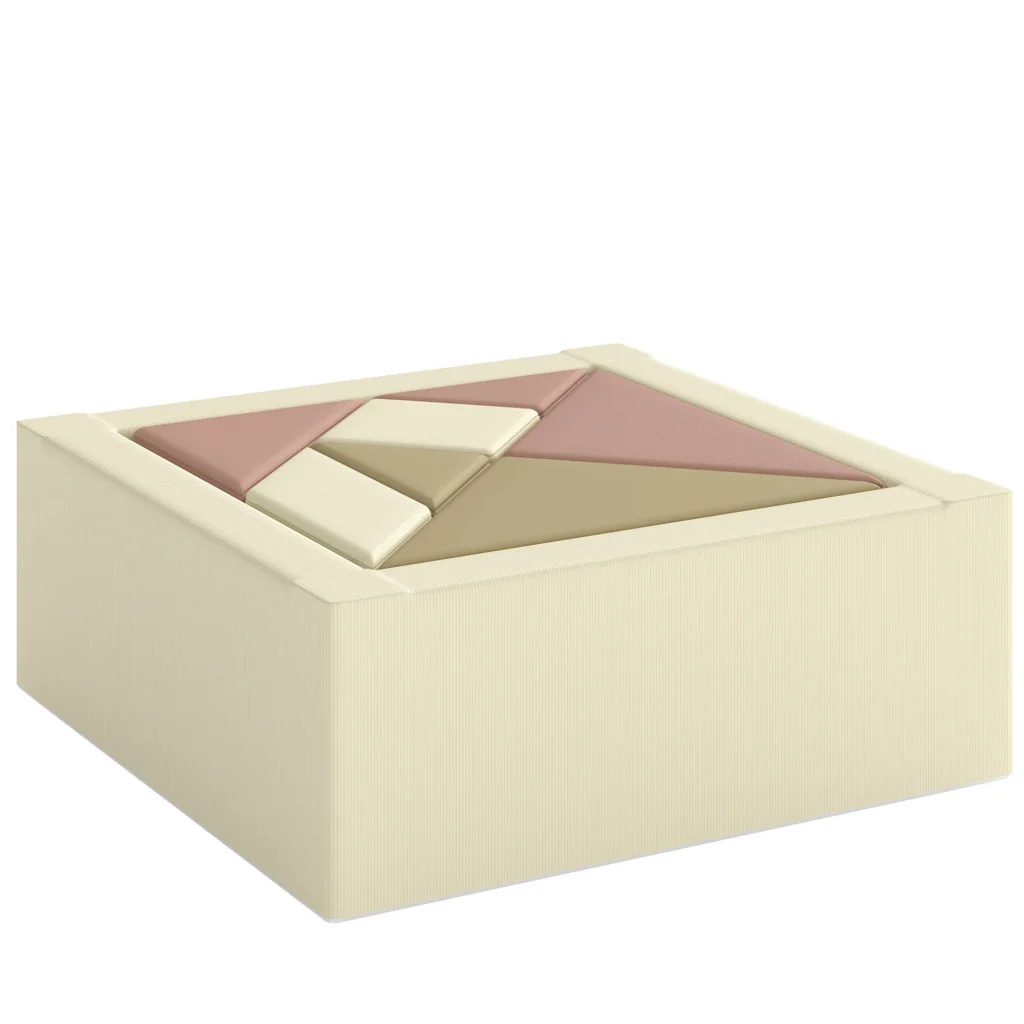 Parcours de Motricité Enfant 9 Pièces en Mousse avec Tapis & Blocs Modulables – Multicolore