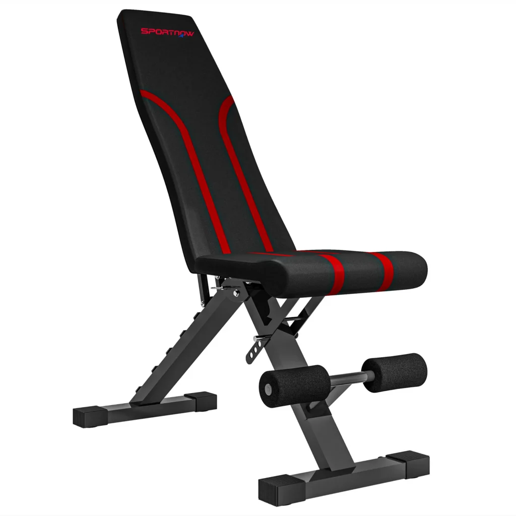 Banc de Musculation Pliable & Réglable 6 Positions – Charge 250 kg – Noir