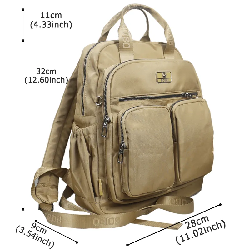 Sac à Dos Voyage Unisexe Grande Capacité – Multipoches en Nylon