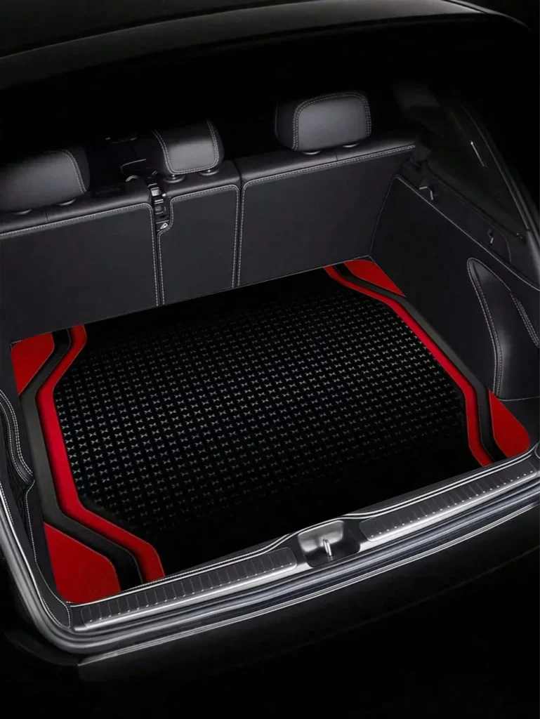 Tapis de coffre universel pour voiture – Motif diamant matelassé, protection renforcée pour SUV et berlines