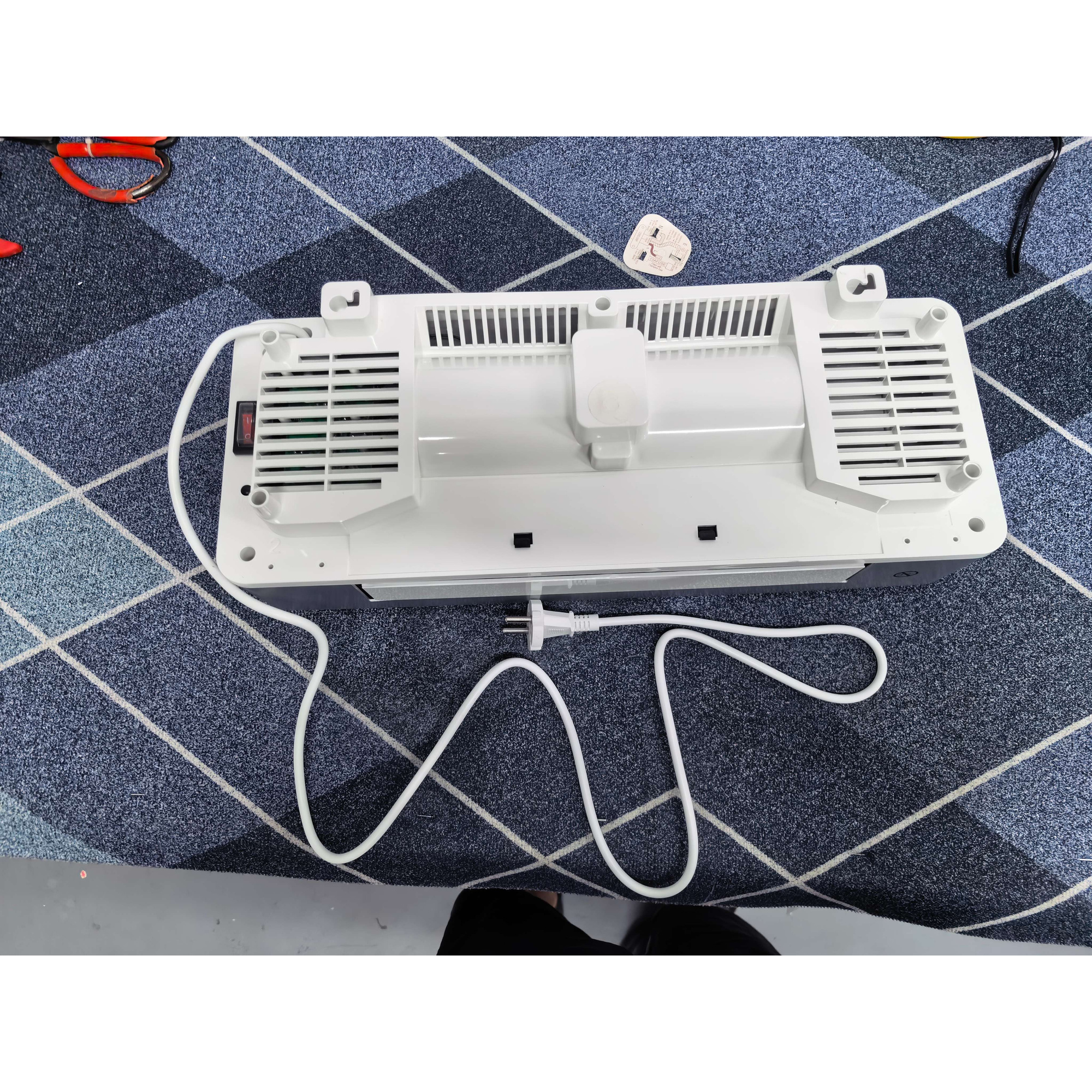 Chauffage soufflant mural connecté Wi-Fi 2000 W – Céramique PTC, Tuya, Alexa, Google Assistant et télécommande – Blanc – Bild 3