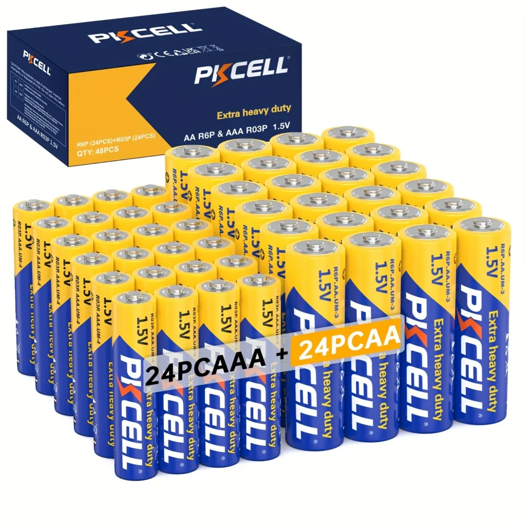 Pack de 80 Piles PKCELL AA et AAA – Lot Économique pour Appareils du Quotidien