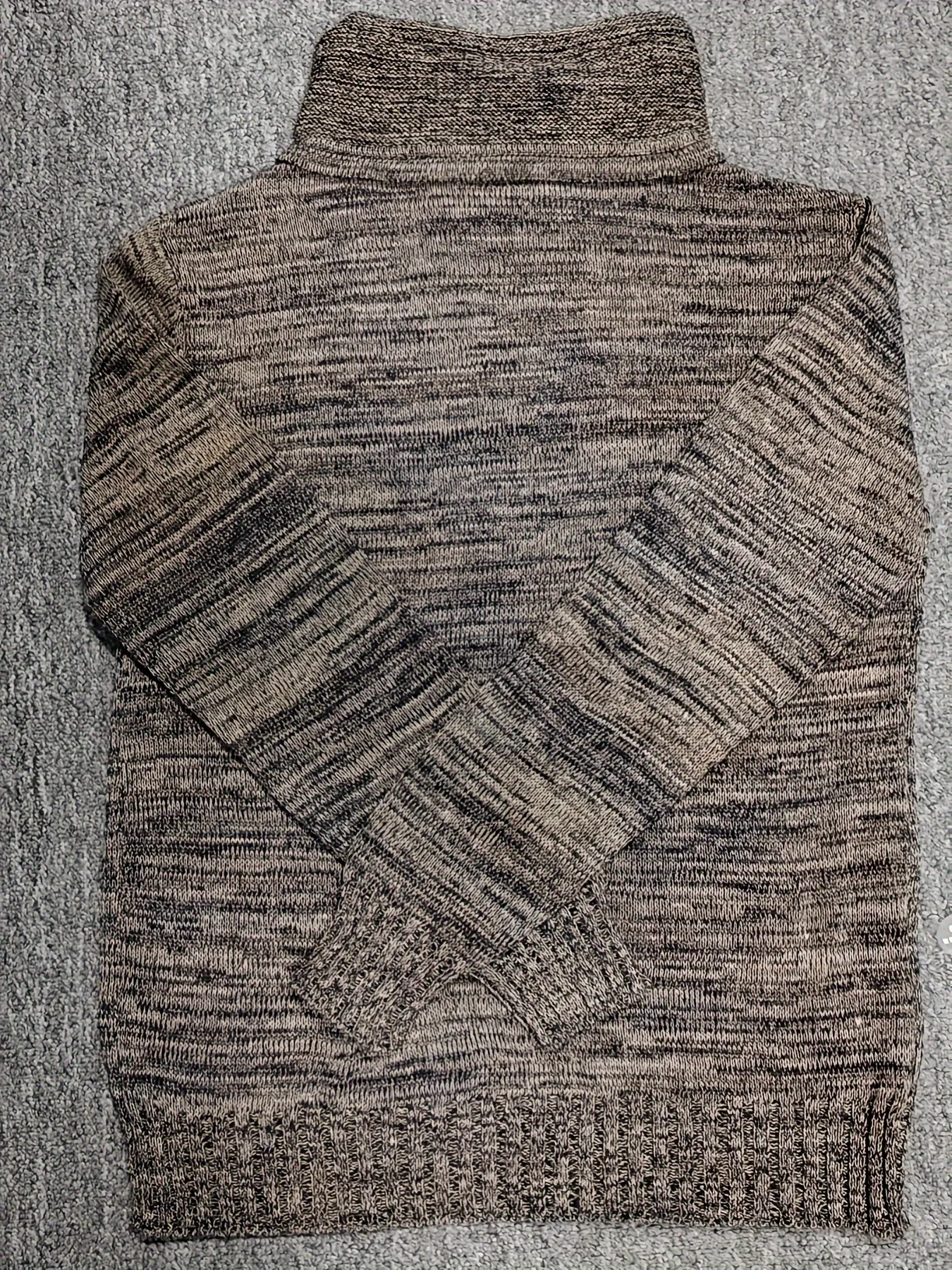 Sweat Homme en Polaire Épaisse à Col Rond – Motif Aile Blanche