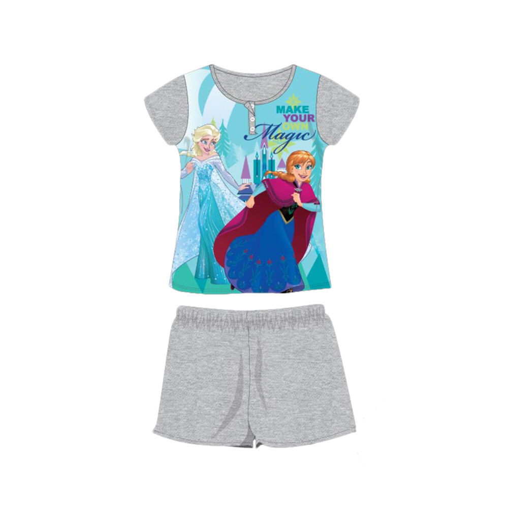 Pyjama Court Enfant Disney La Reine des Neiges – Gris – 128