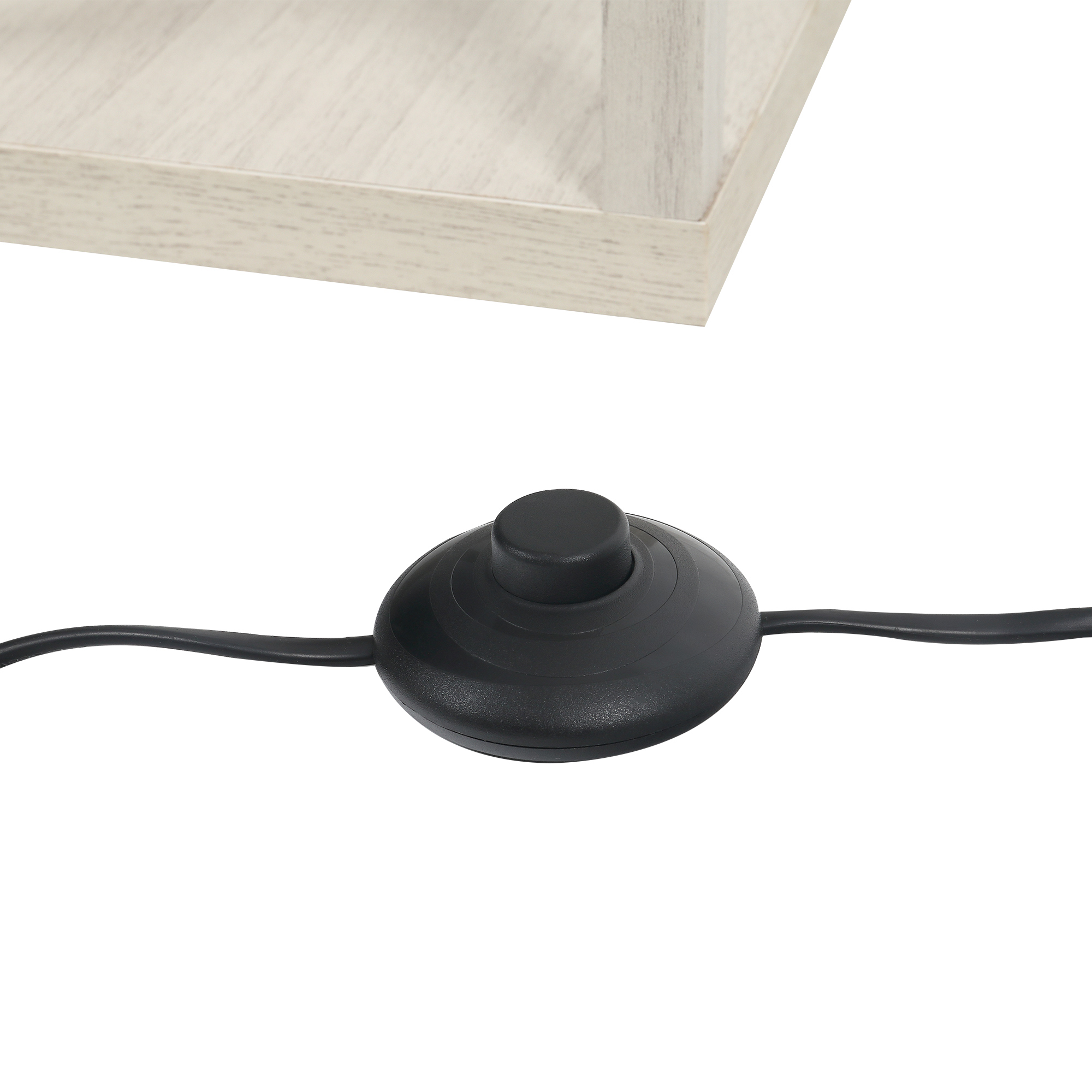 Lampadaire étagère 26L x 26l x 160H cm 3 étagères 4 Niveaux MDF chêne - Image 9