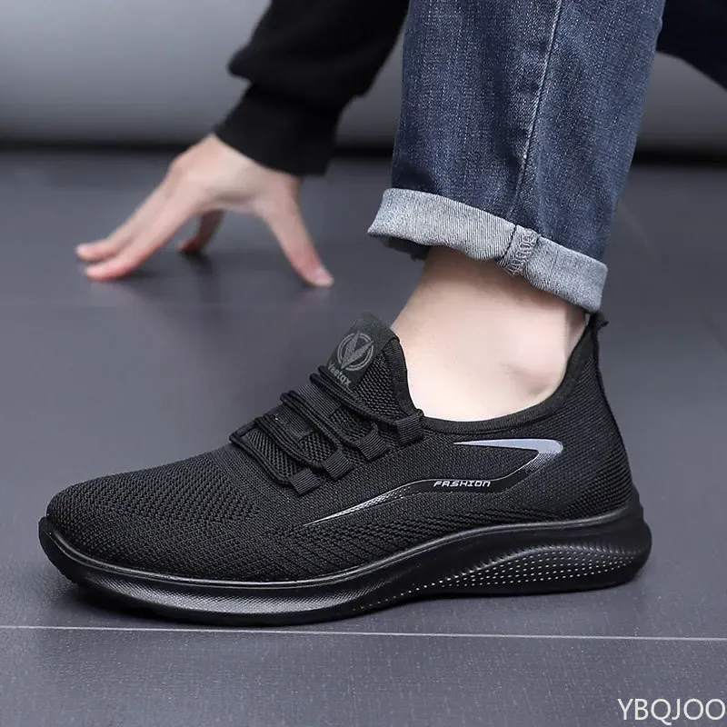 Baskets Homme Grises Légères en Mesh – Style Décontracté - Image 4