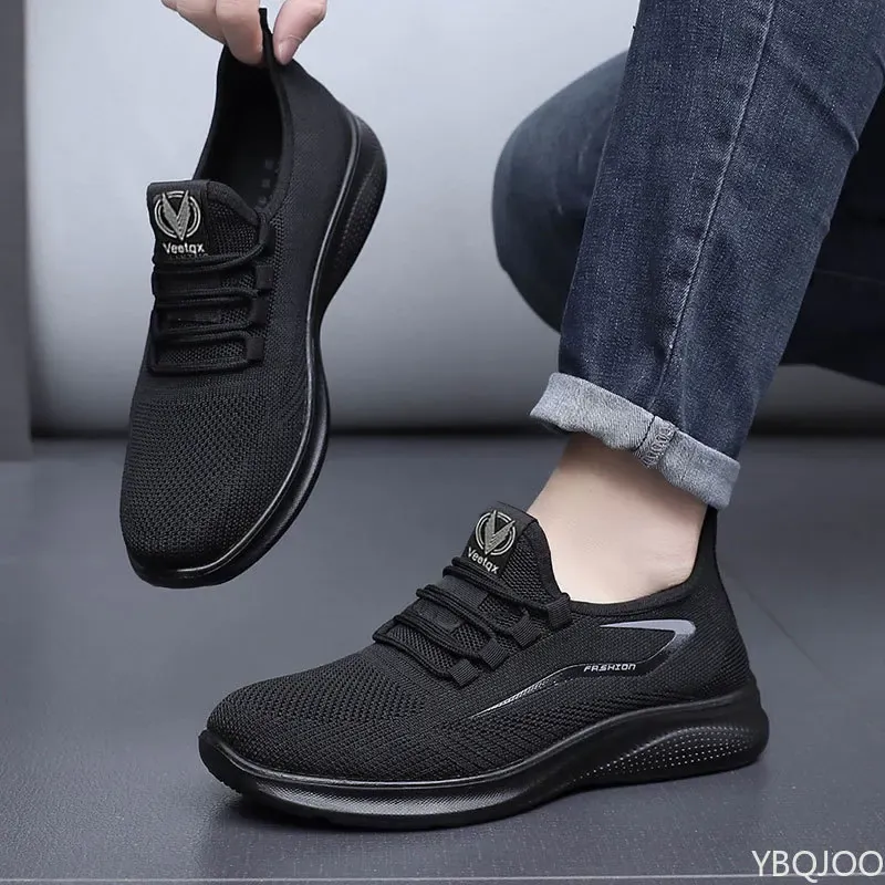 Baskets Homme Grises Légères en Mesh – Style Décontracté - Image 2