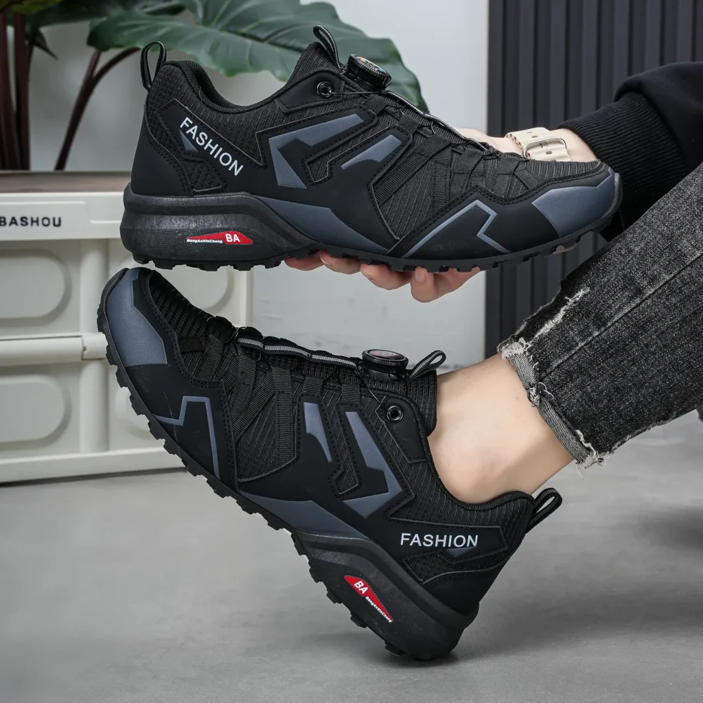 Baskets Homme Outdoor à Semelle Crantée – Style Sport