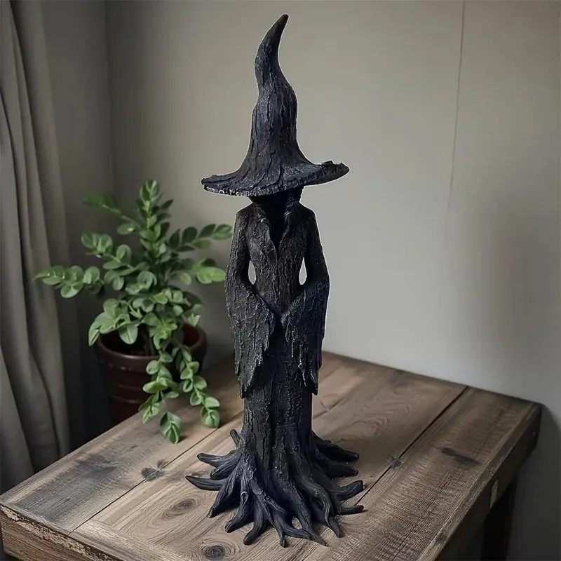 Figurine Sorcière Halloween en Résine 18,5 cm