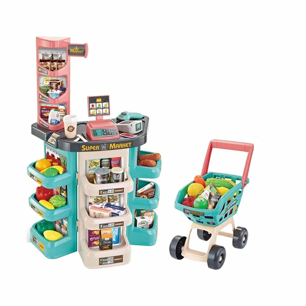Supermarché Jouet Enfant avec Accessoires – 47 Pièces